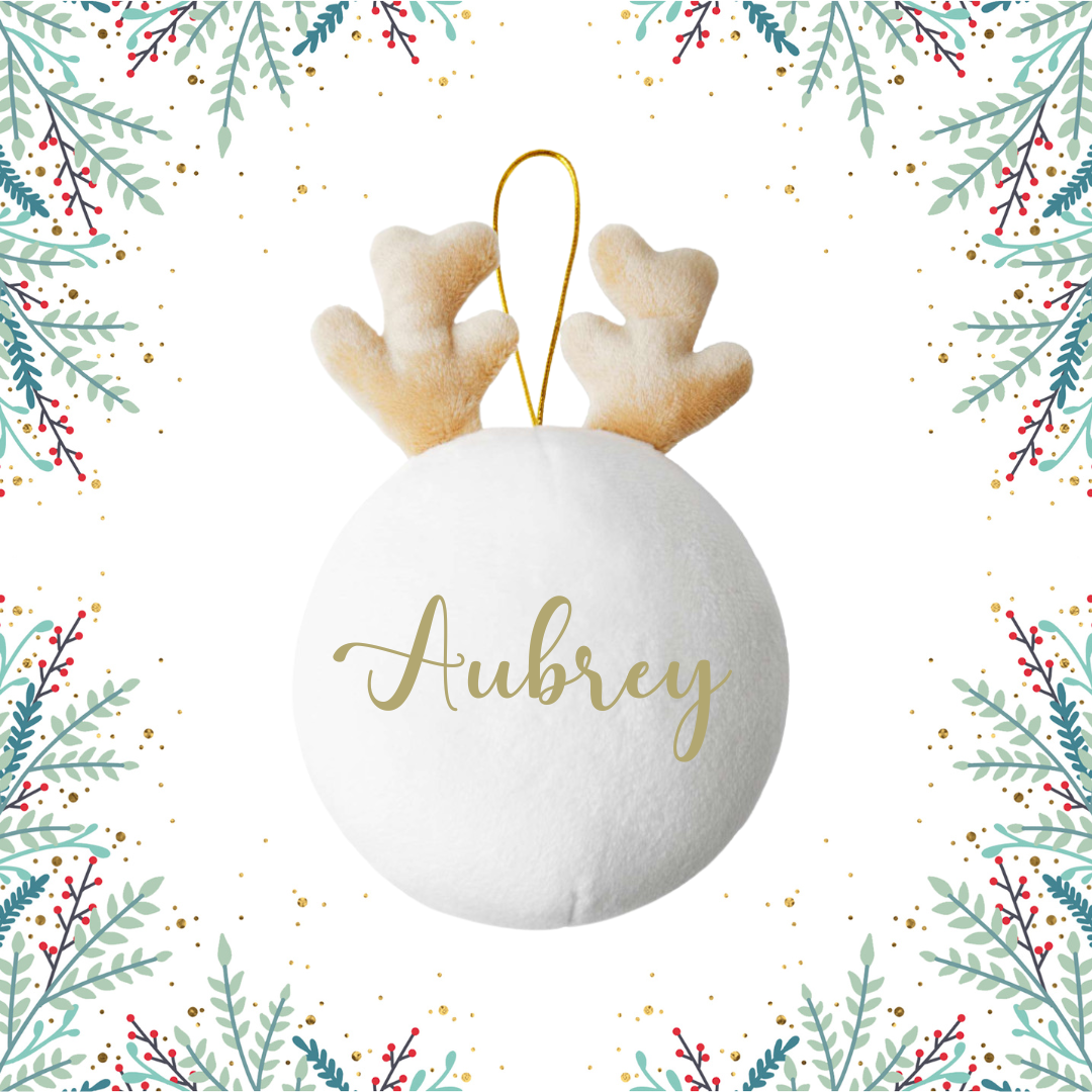 Personalised Reindeer Decoration