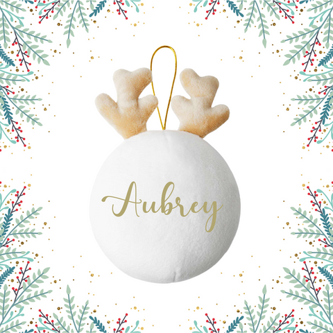 Personalised Reindeer Decoration