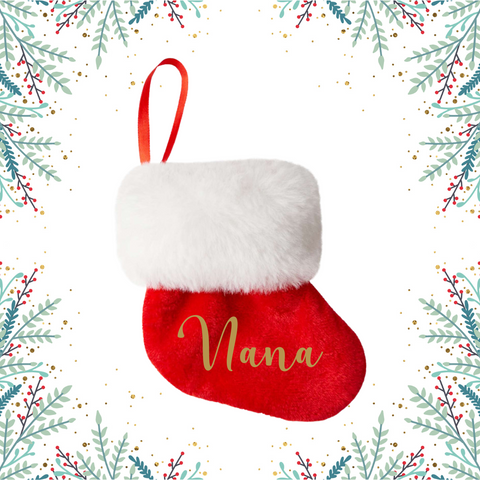 Personalised Stocking Decoration