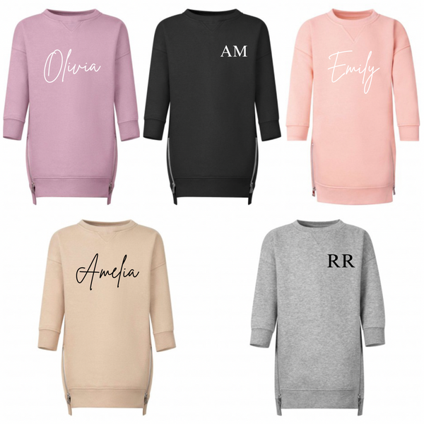 Personalised Sweatshirt Dress