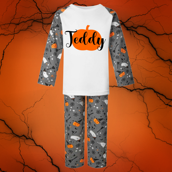 Personalised Pumpkin Pyjamas