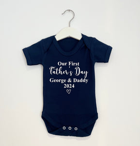 Personalised First Father’s Day Bodysuit