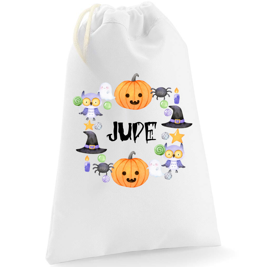 Personalised Halloween Sack