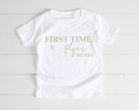 Personalised First Time Flyer T-Shirt