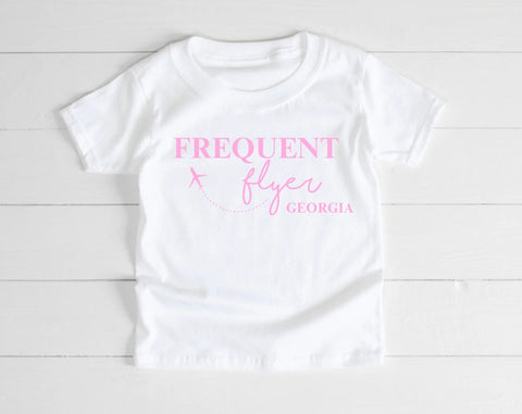 Personalised Frequent Flyer T-Shirt
