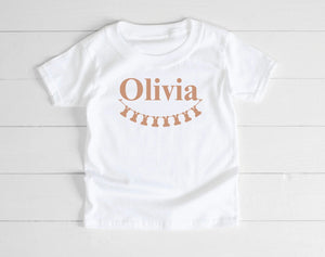 Personalised Bunny Bunting T-Shirt