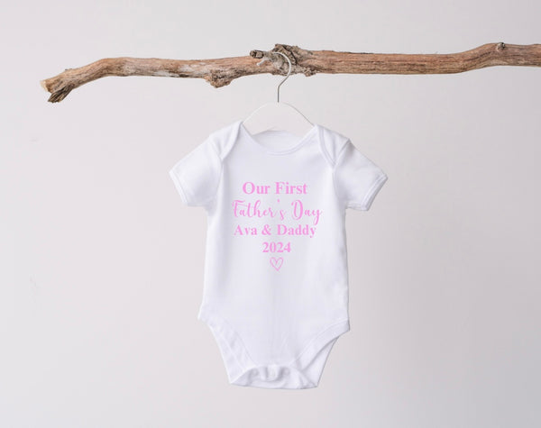 Personalised First Father’s Day Bodysuit