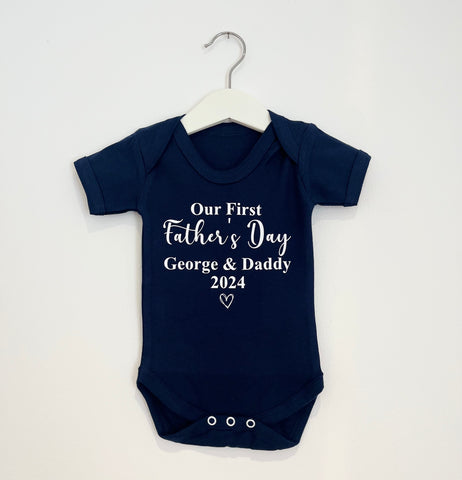 Personalised First Father’s Day Bodysuit
