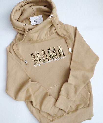 Personalised Cross Neck Hoody