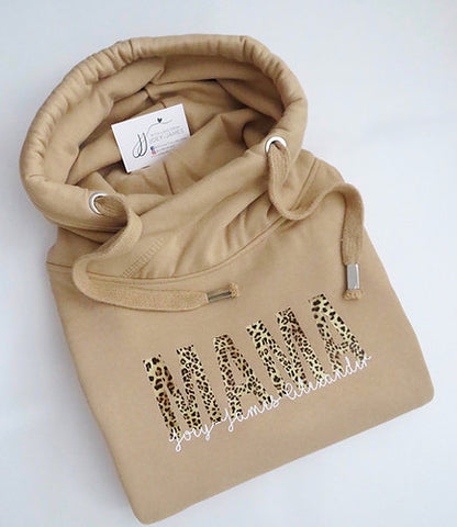 Personalised Cross Neck Hoody