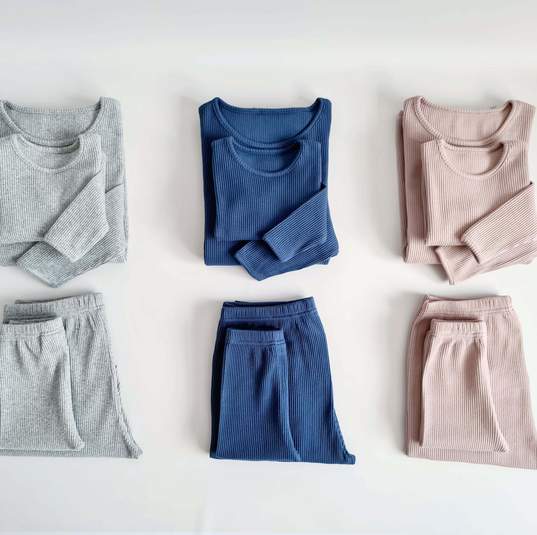 Womens Embroidered Midnight Blue Loungewear
