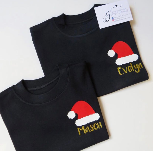 Personalised Santa Hat T-Shirt