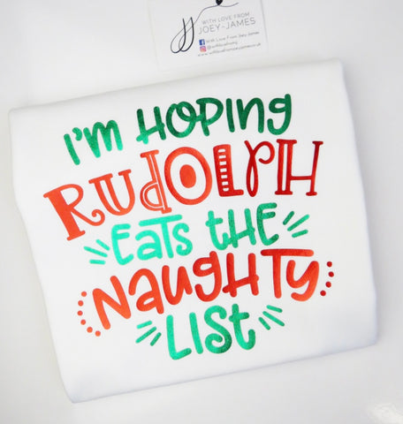 Rudolph Eats the Naughty List T-Shirt