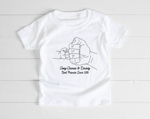 Personalised Fist Bump T-Shirt