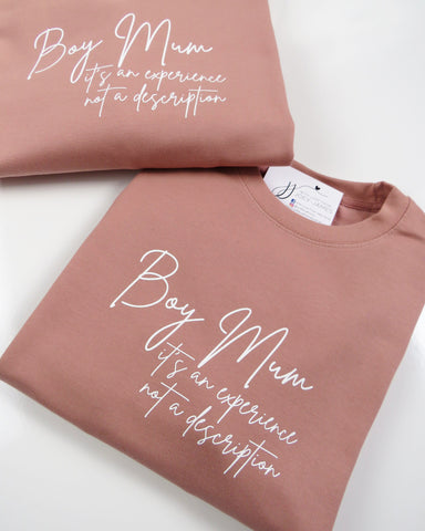 Personalised Boy Mum Sweatshirt