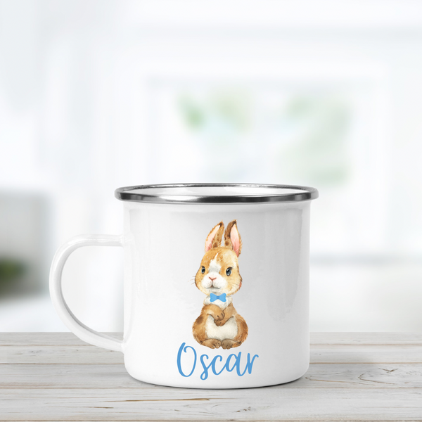 Personalised Easter Enamel Mug