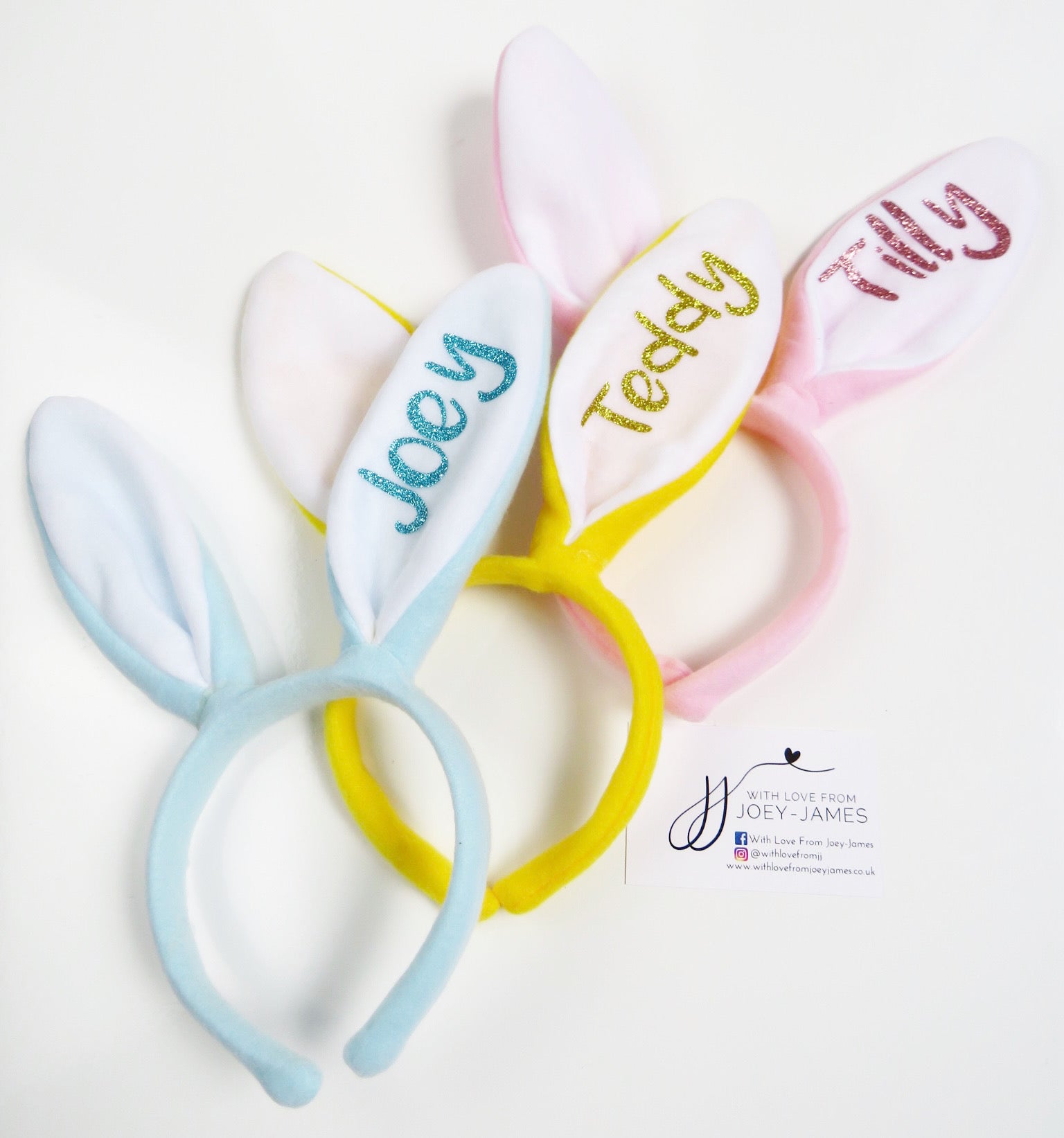 Personalised Bunny Ears Headband