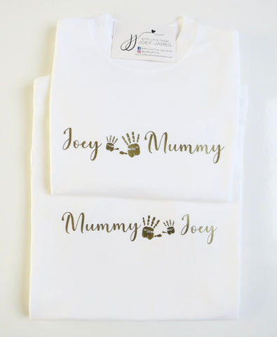 Adults Personalised Handprint T-Shirt