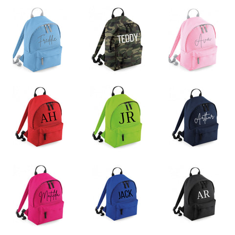 Personalised Mini Backpack