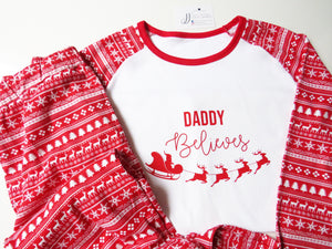 Mens Personalised Fairisle Pyjamas