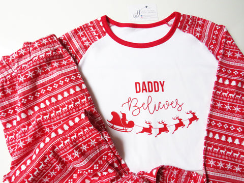 Mens Personalised Fairisle Pyjamas