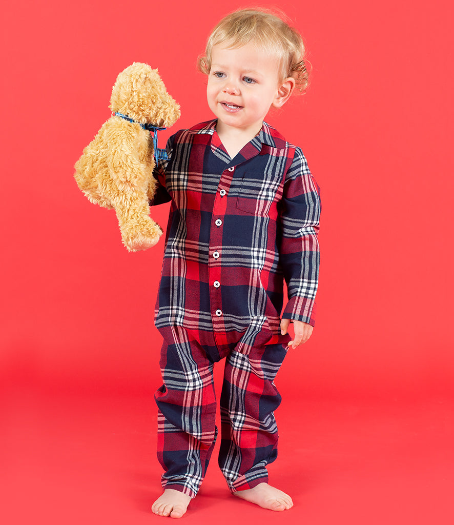Embroidered Tartan All in One