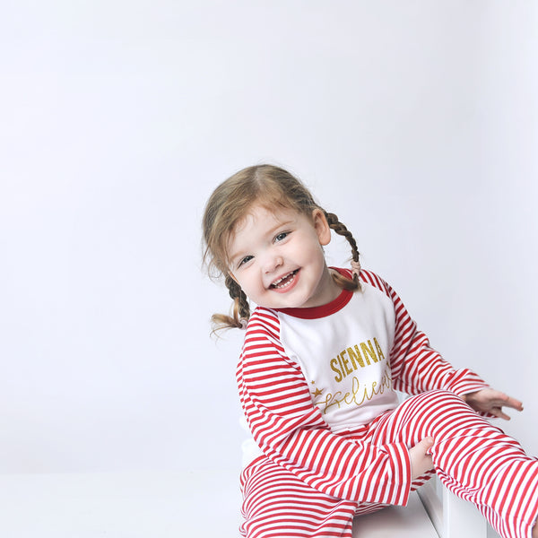 Personalised Stripe Pyjamas