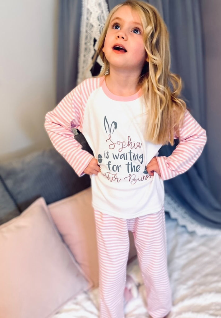 Personalised Easter Bunny Pyjamas1