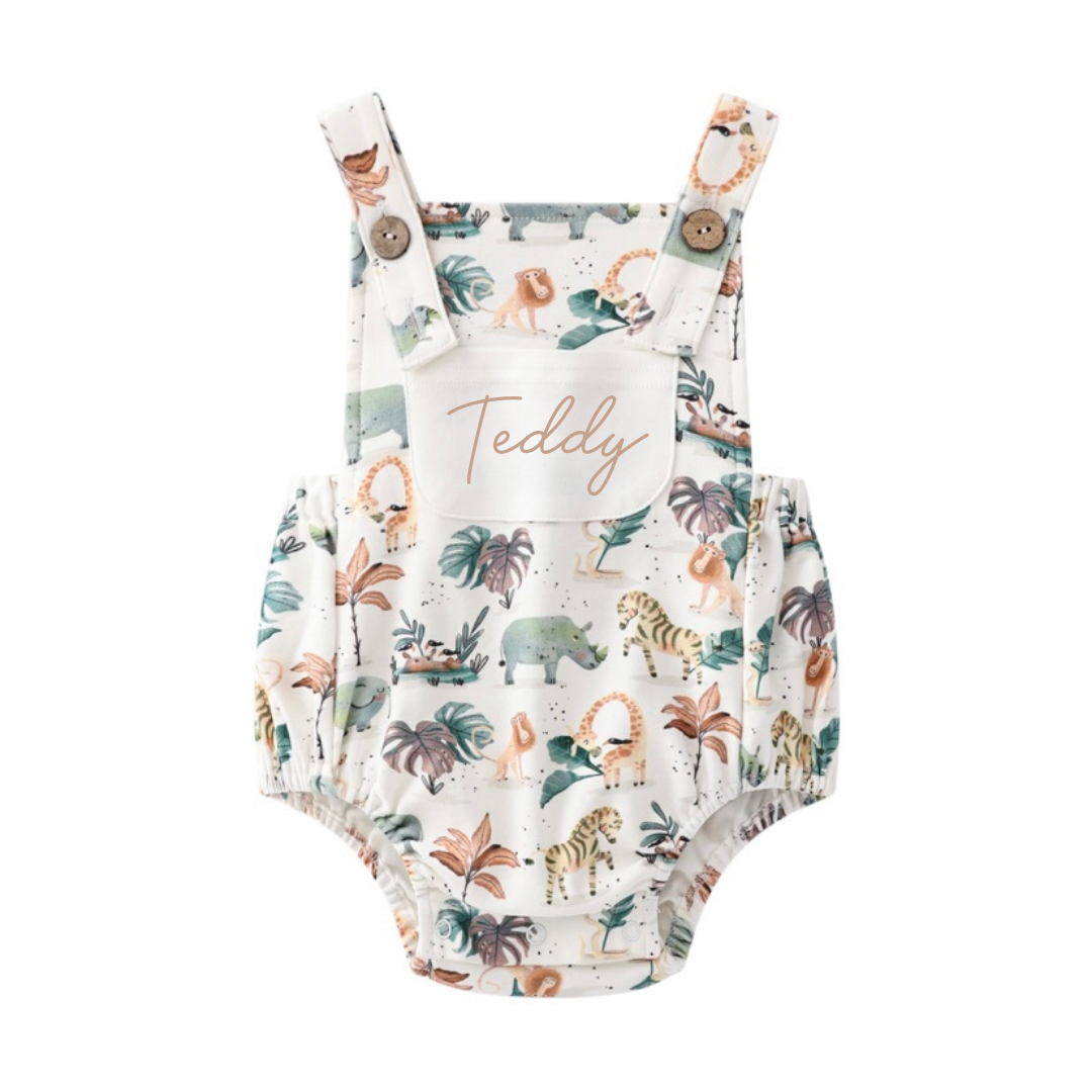 Personalised Short Dungarees