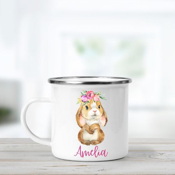 Personalised Easter Enamel Mug