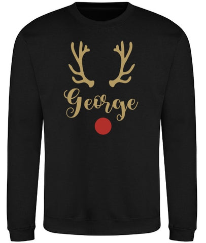 Children's Reindeer Christmas Jumper