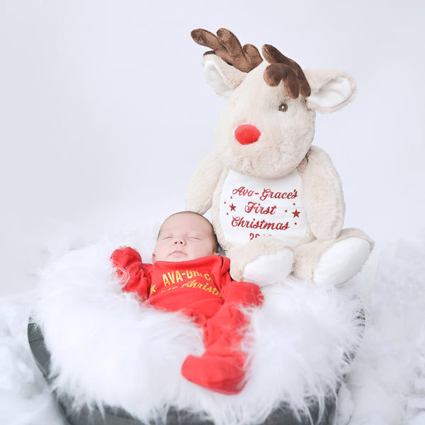 Personalised First Christmas Rompersuit