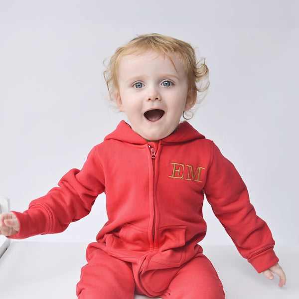 Embroidered Initial Onesie