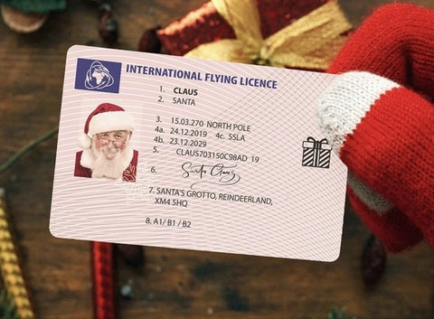 Santa’s Flying Licence