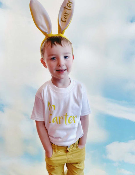 Personalised Bunny Ears T-Shirt