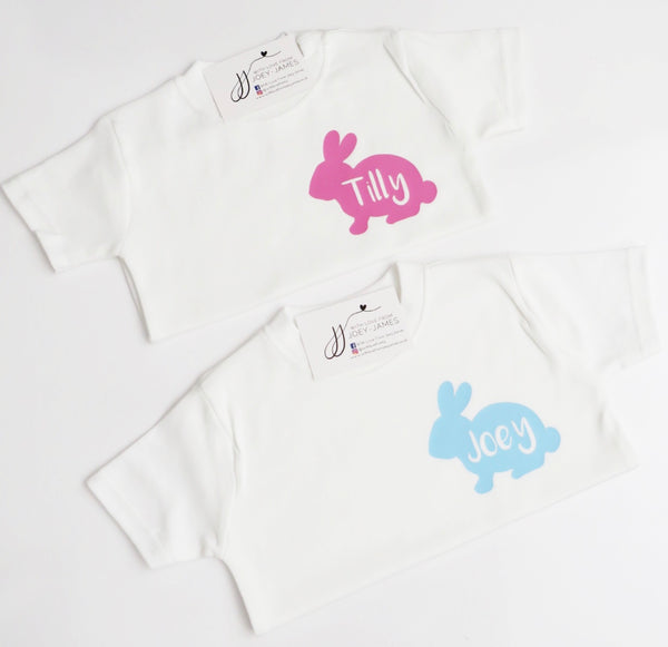 Personalised Pocket Bunny T-Shirt